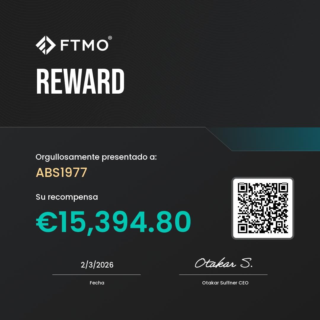 Certificado FTMO Daxlovers 3