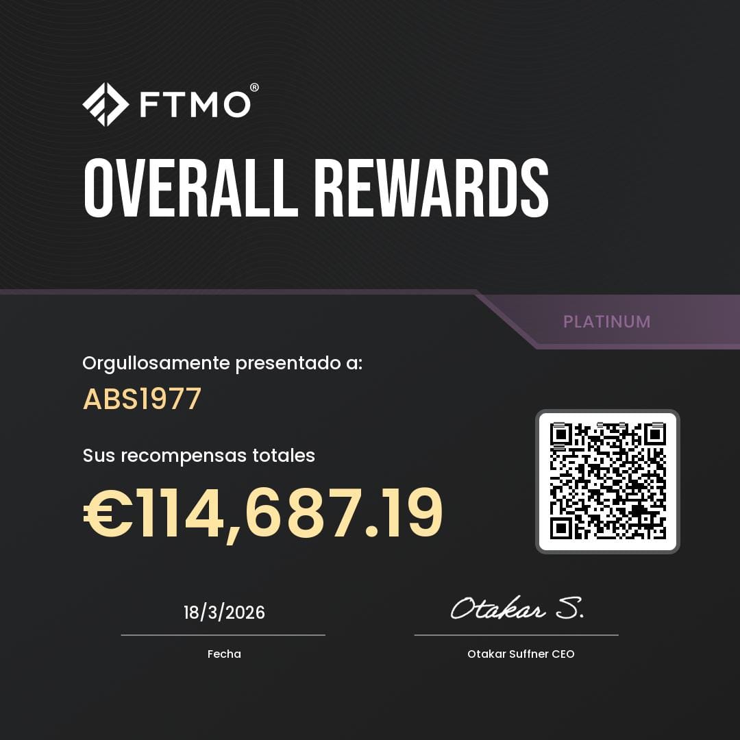 Certificado FTMO Daxlovers 1